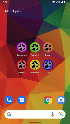 Screenshot of the application Animals Soundboard - #4