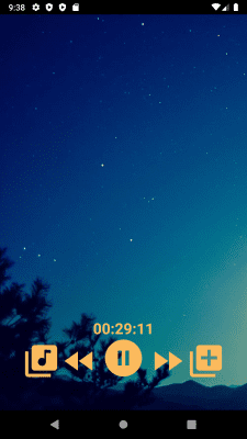 Screenshot of the application Sounds for sleeping - #3