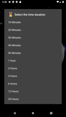 Screenshot of the application Sounds for sleeping - #5