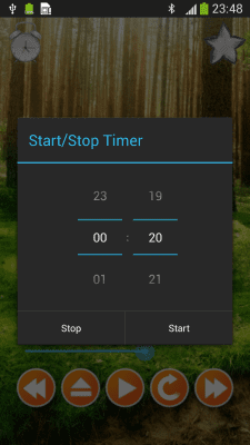 Screenshot of the application Sounds of Nature: relaxation - #3