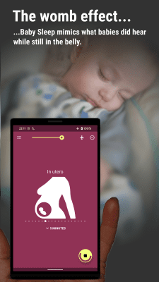 Screenshot of the application BabySleep: Whitenoise lullaby - #3