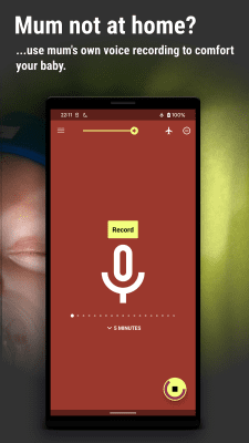 Screenshot of the application BabySleep: Whitenoise lullaby - #6