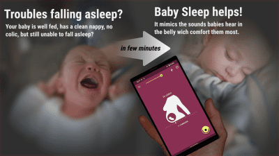 Screenshot of the application BabySleep: Whitenoise lullaby - #9