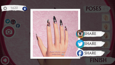 Screenshot of the application Cute Nail Art Designs Game 3D - #4