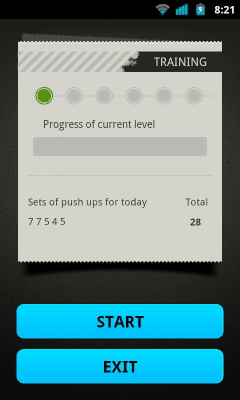 Screenshot of the application Sit Ups Workout - #4