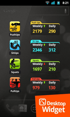 Screenshot of the application Sit Ups Workout - #5