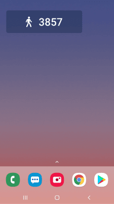 Screenshot of the application Pedometer: free step and calorie counter - #7