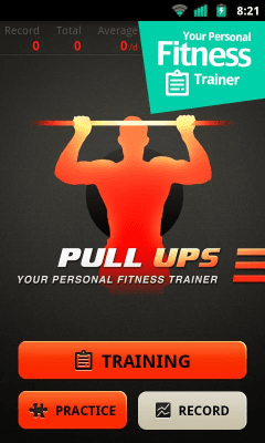 Screenshot of the application Pull Ups pro - #1