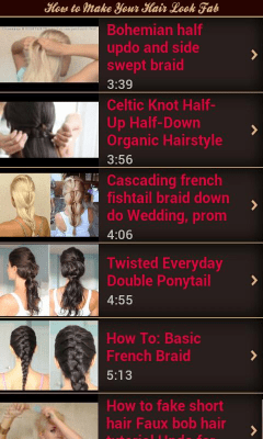 Screenshot of the application How to Make Hair Beautiful - #4