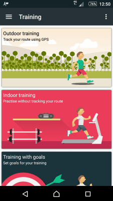 Screenshot of the application WalkMate - #5