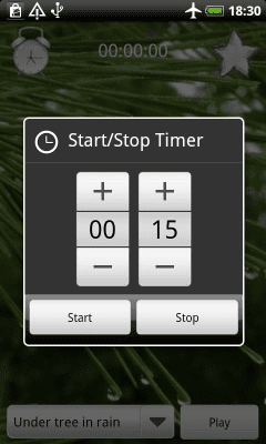 Screenshot of the application Rain Sounds Relax & Sleep - #3