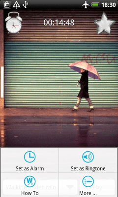 Screenshot of the application Rain Sounds Relax & Sleep - #4