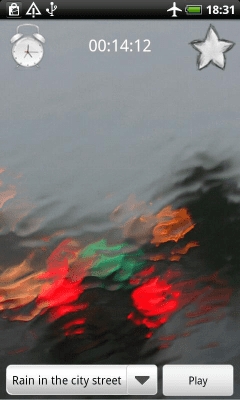 Screenshot of the application Rain Sounds Relax & Sleep - #8