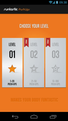 Screenshot of the application Runtastic Push-Ups Push-ups - #6