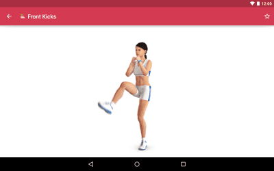 Screenshot of the application Runtastic Leg Trainer Legs - #18