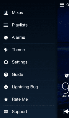 Screenshot of the application Ambio - Sounds of Sleep - #2