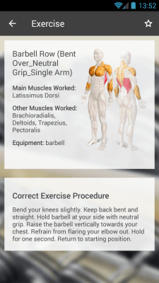 Screenshot of the application Fit 360 Fitness & Bodybuilding - #4