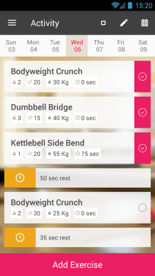 Screenshot of the application Fit 360 Fitness & Bodybuilding - #6