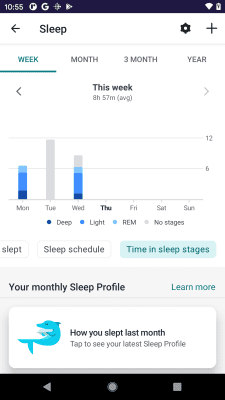 Screenshot of the application Fitbit - #8