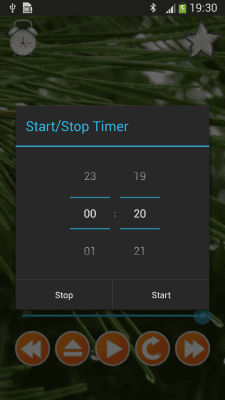 Screenshot of the application Sounds of rain - #3