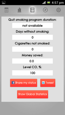 Screenshot of the application Quit Smoking - #4