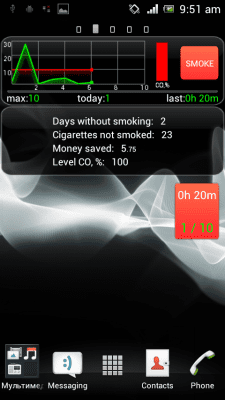 Screenshot of the application Quit Smoking - #5