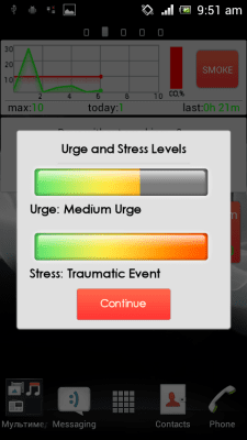 Screenshot of the application Quit Smoking - #7