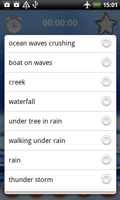 Screenshot of the application Water Sounds Nature Sounds - #2