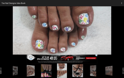 Screenshot of the application Toe Nail Designs Idea Book - #4