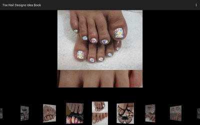 Screenshot of the application Toe Nail Designs Idea Book - #5