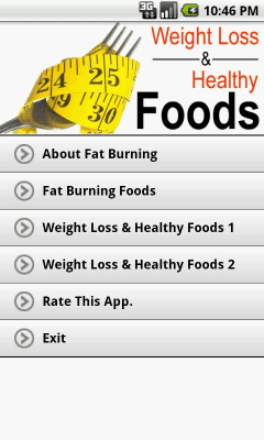 Screenshot of the application Weight Loss & Healthy Foods - #1