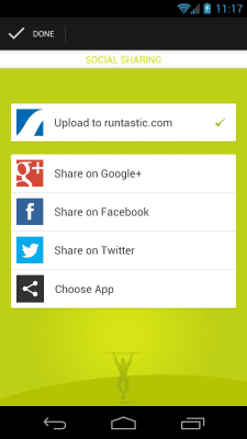 Screenshot of the application Runtastic Pull-Ups - #7