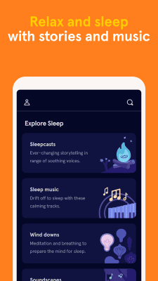 Screenshot of the application Headspace: Meditation & Sleep - #3