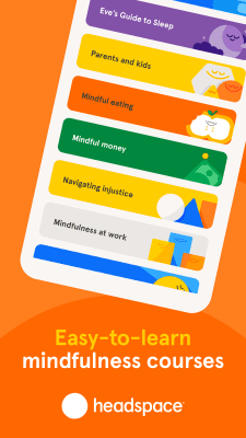 Screenshot of the application Headspace: Meditation & Sleep - #5