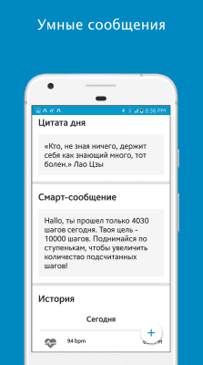 Screenshot of the application pedometer - Accupedo - #6