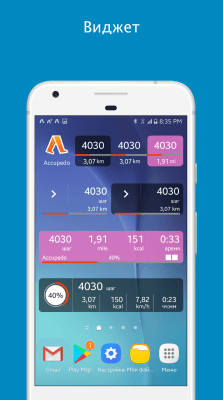 Screenshot of the application pedometer - Accupedo - #7