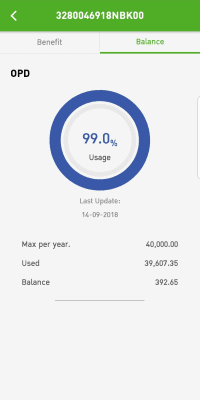 Screenshot of the application S Health - #4