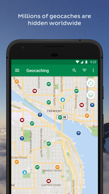 Screenshot of the application Geocaching - #2