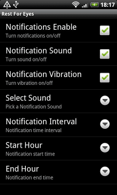 Screenshot of the application Eye Trainer - #4