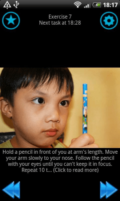 Screenshot of the application Eye Trainer - #6