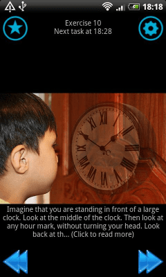 Screenshot of the application Eye Trainer - #7