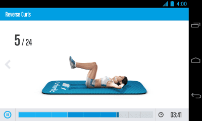 Screenshot of the application Runtastic Six Pack Perfect abs - #7