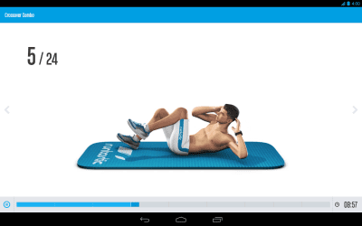 Screenshot of the application Runtastic Six Pack Perfect abs - #10