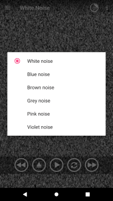 Screenshot of the application White Noise: relaxation and sleep - #2