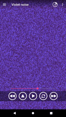 Screenshot of the application White Noise: relaxation and sleep - #7