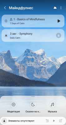 Screenshot of the application Samsung Health - #6