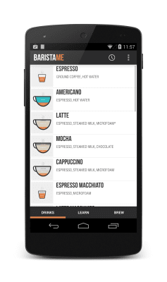 Screenshot of the application Baristame - Coffee Guide FREE - #1