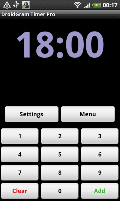 Screenshot of the application Kitchen Timer - #1