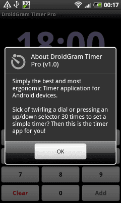 Screenshot of the application Kitchen Timer - #3