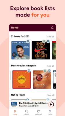 Screenshot of the application Storytel - Audiobooks by subscription - #4